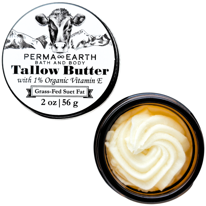 Unscented Tallow Butter - 2 oz