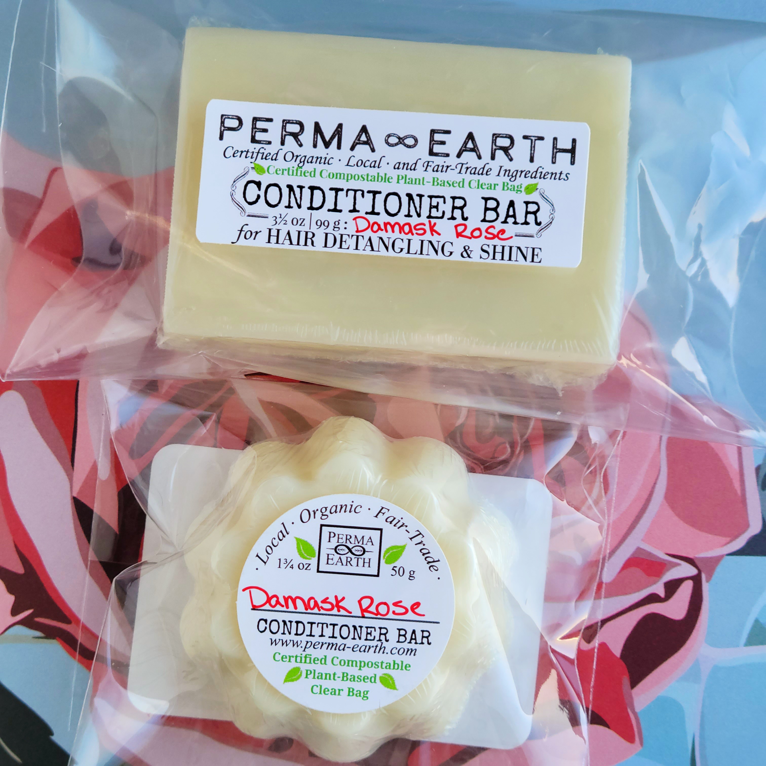Damask Rose Natural Conditioner BarToLiquid PERMA∞EARTH