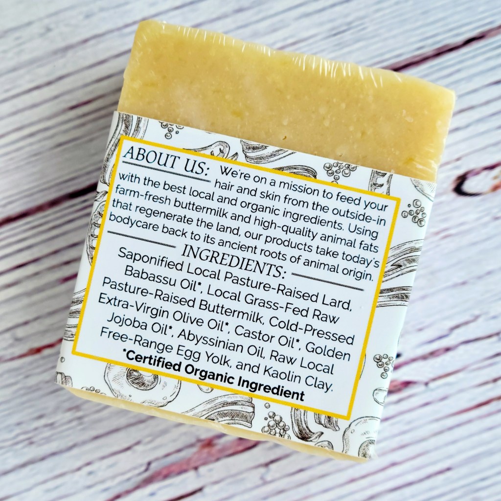 Unscented Egg Yolk Shampoo Body Shaving Soap PERMA∞EARTH