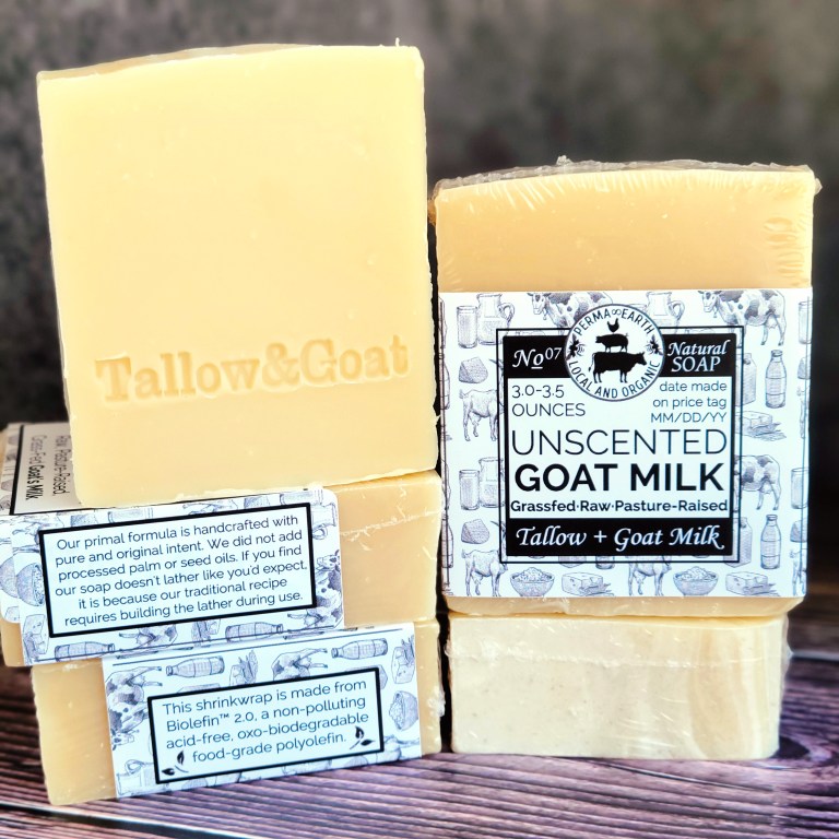 Tallow & Goat Milk Soap PERMA∞EARTH