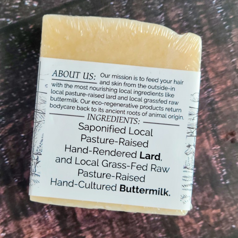 Pure and Simple Lard and Buttermilk Soap PERMA∞EARTH