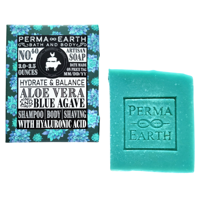 Aloe Vera & Blue Agave All-In-One Soap
