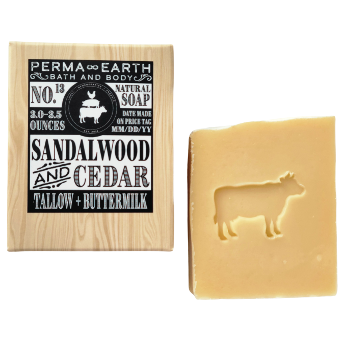 Sandalwood & Cedar Tallow Soap