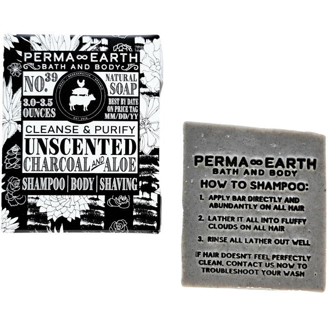 Charcoal & Aloe All-In-One Soap