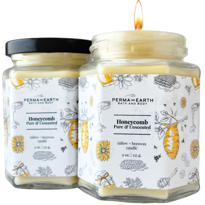 Unscented Candle 9 oz