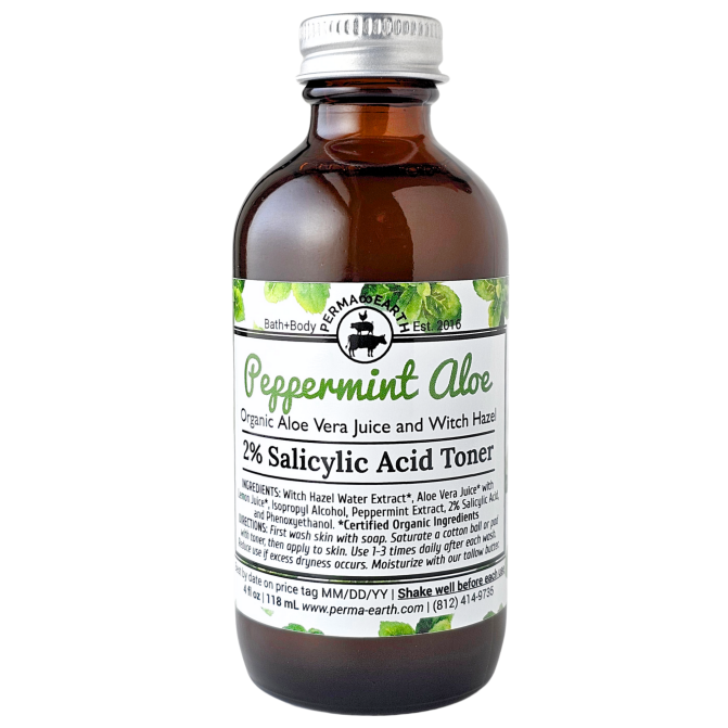 Peppermint Aloe Toner