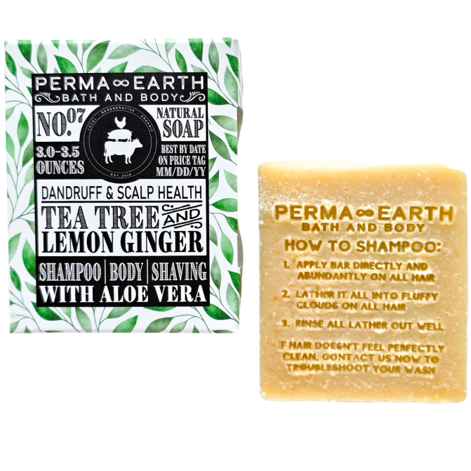 Tea Tree & Lemon Ginger All-In-One Soap