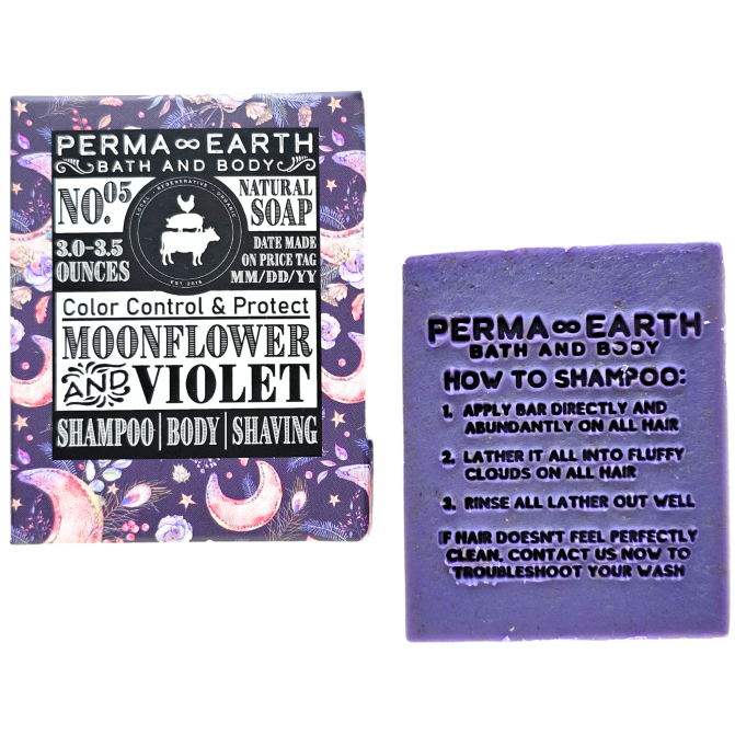 Moonflower & Violet All-In-One Soap