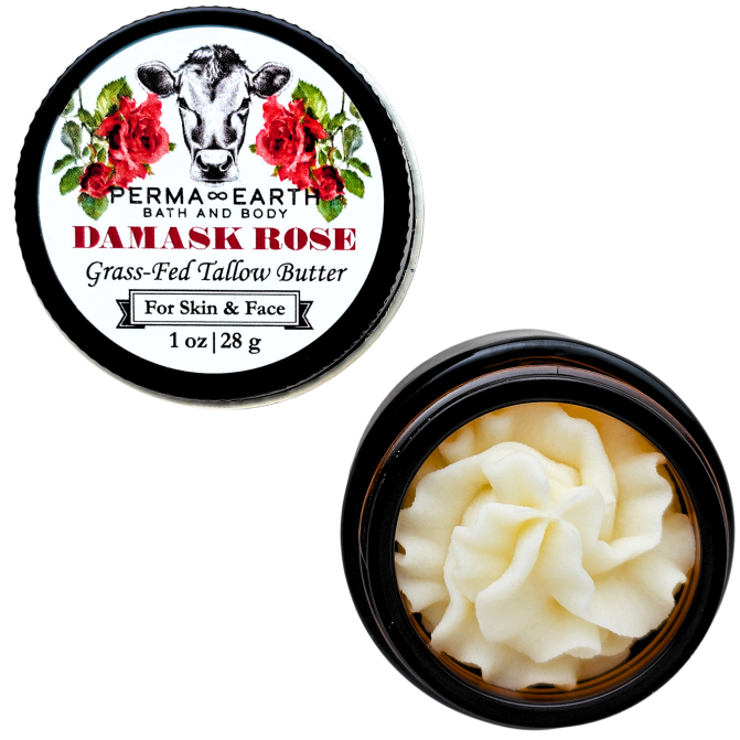 Damask Rose Tallow Butter