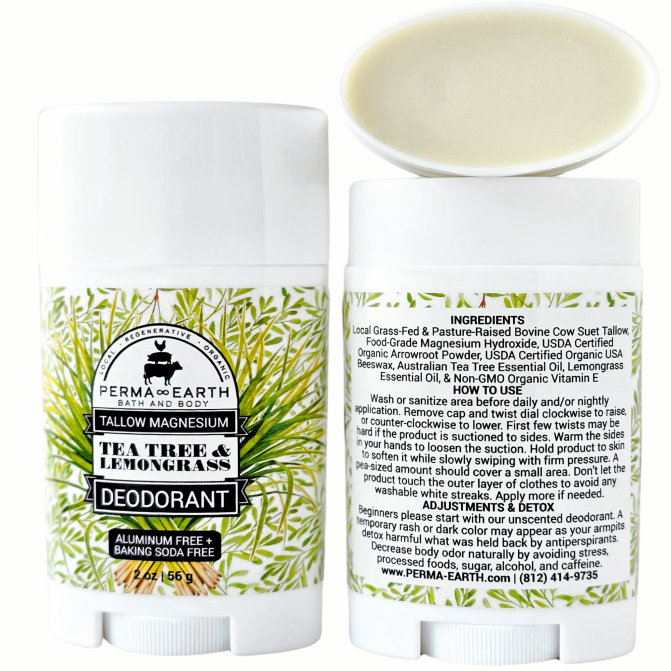 Tea Tree & Lemongrass Tallow Deodorant