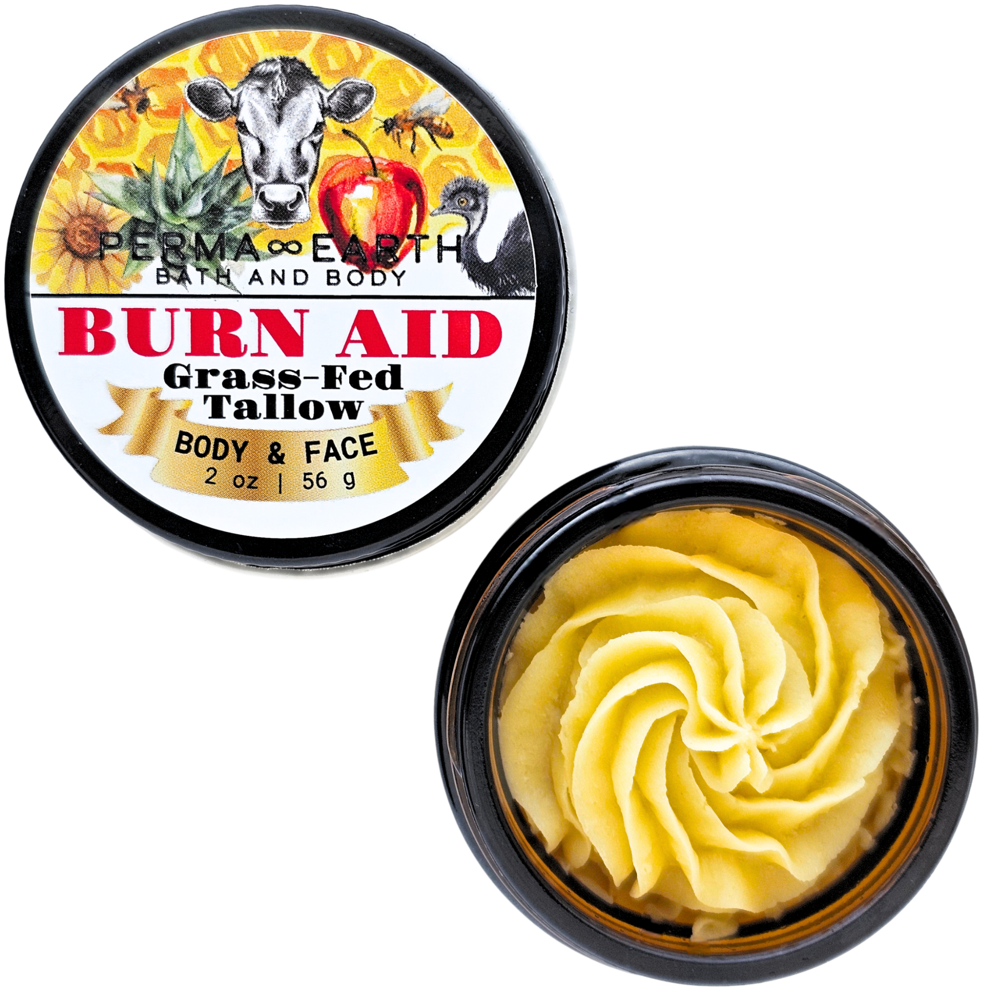Burn Aid Tallow Butter