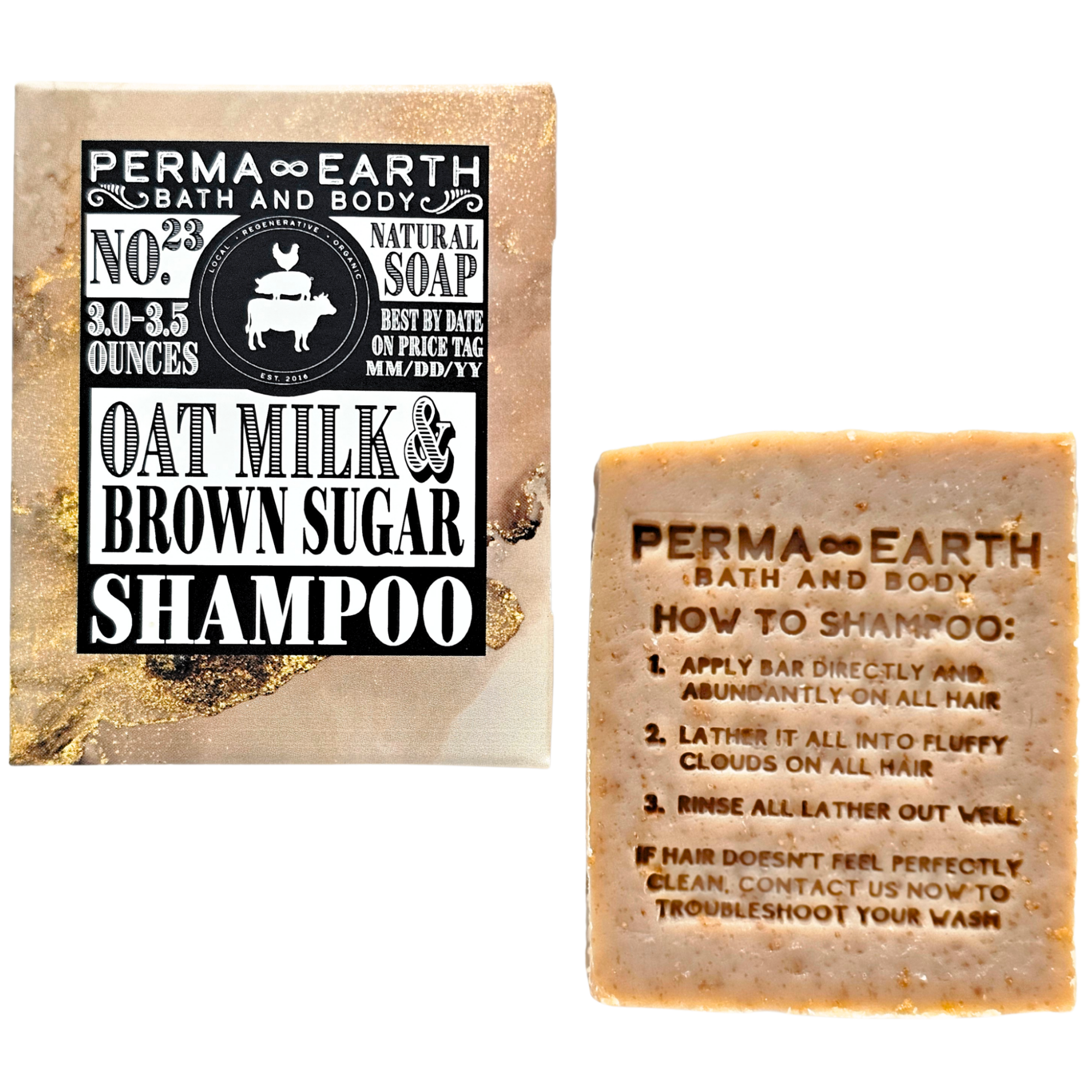 Oat Milk & Brown Sugar Shampoo Soap